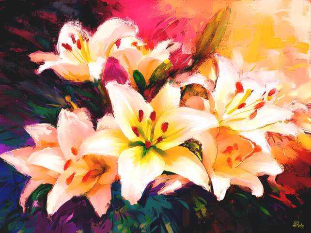 Flower Giclée Print No. 01 — giclée art print by ArtFeliz