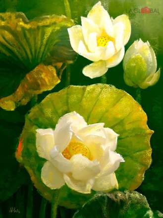 Flower Giclée Print No. 03 — giclée art print by ArtFeliz