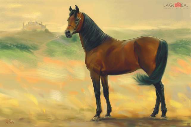 Horse Giclée Print No. 02 — giclée art print by ArtFeliz