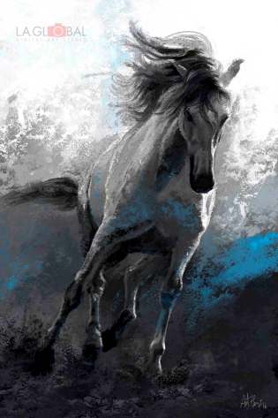 Horse Giclée Print No. 05 — giclée art print by ArtFeliz