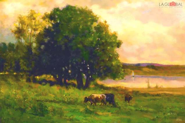 Landscape Giclée Print No. 02 — giclée art print by ArtFeliz