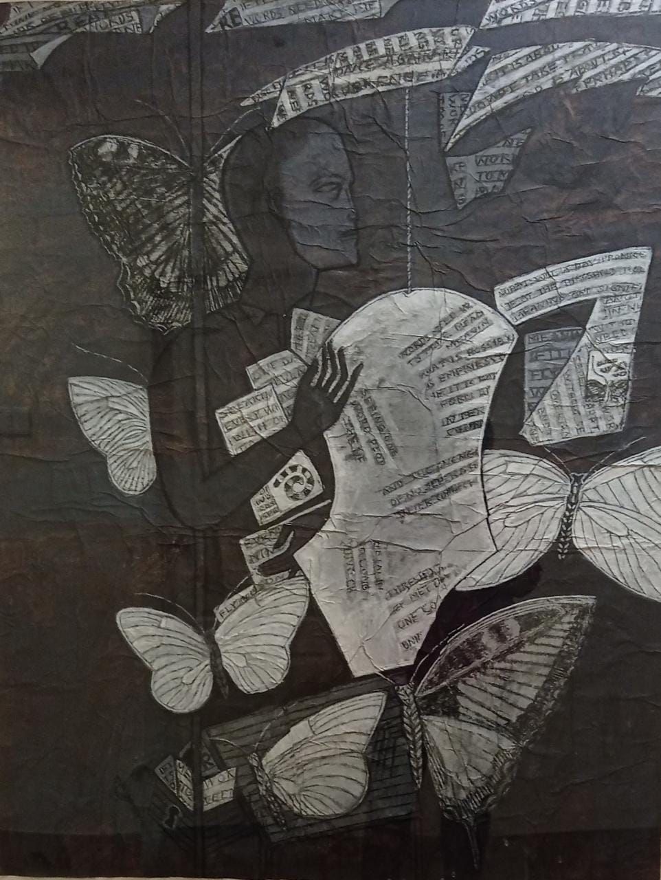 C Douglas | Mixed Media on Paper | 41 x 51 In