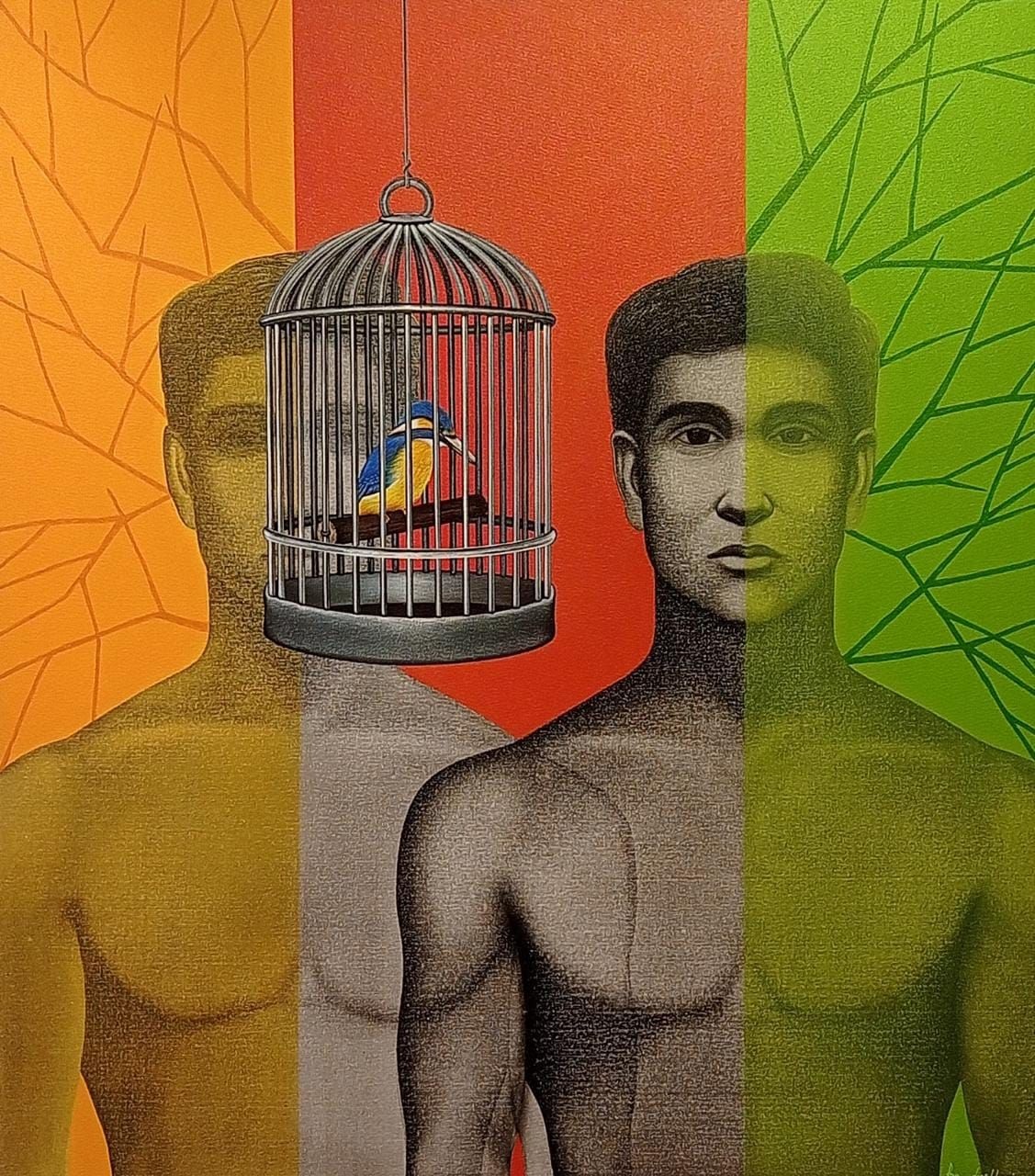 Pradeep Unni | Acrylic on Canvas | 37 x 42 In | 40,000