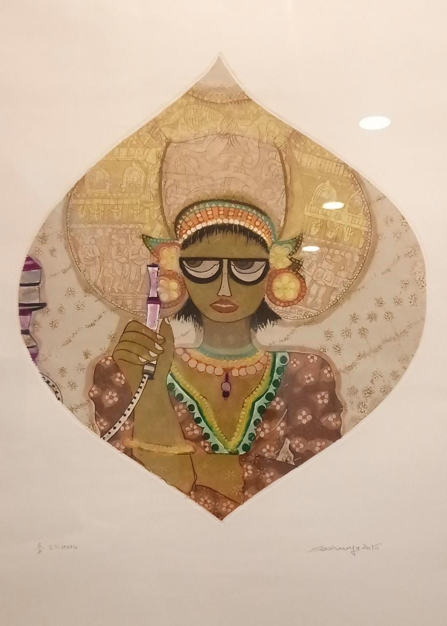 Sonal Varsheney | Etching on Paper | 18 x 20 In