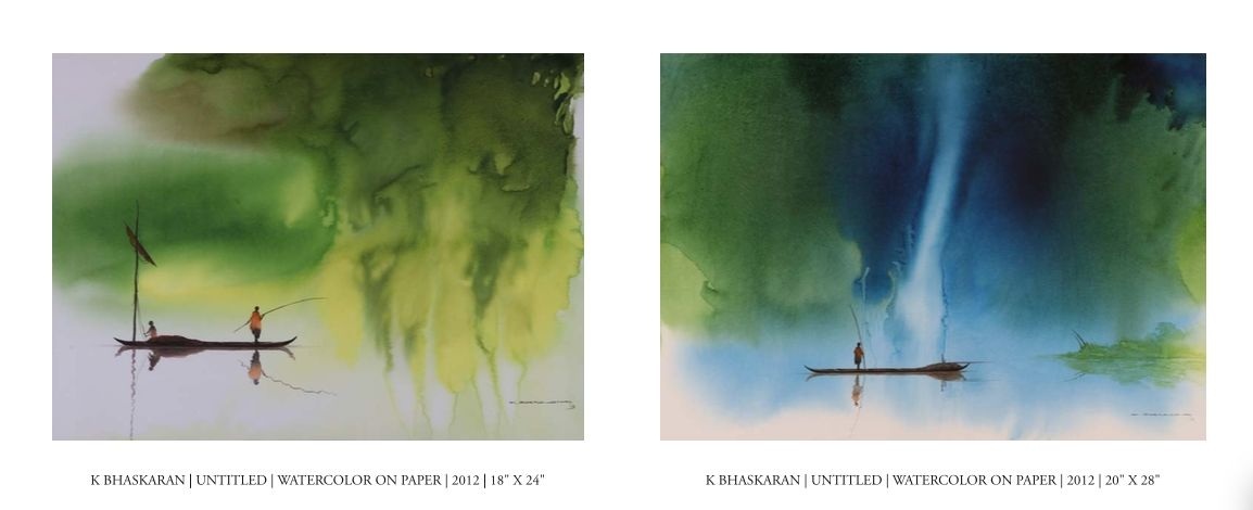 K Bhaskaran | Untitled | Watercolor on Paper | 2012