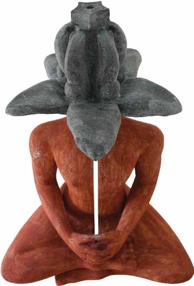 Blossom — original artwork, Wood & Stone