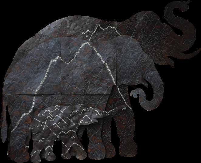 Conserving Nature — original artwork, Metal & Brass