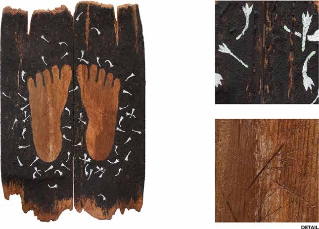 God 2 — original artwork, Wood & Wooden Powder
