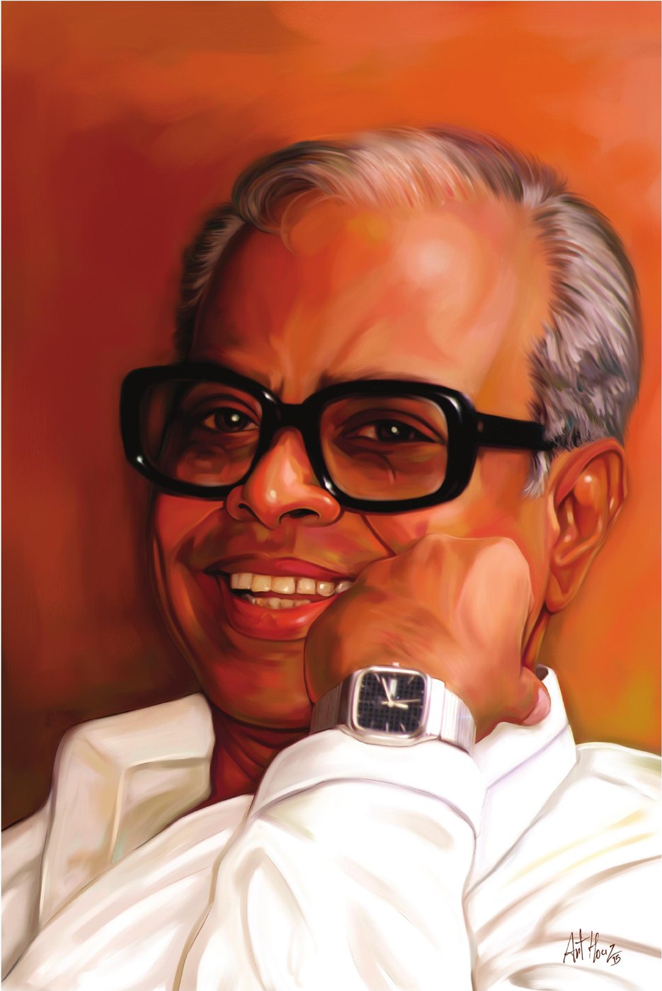 Global icon study I — portrait commission by ArtFeliz