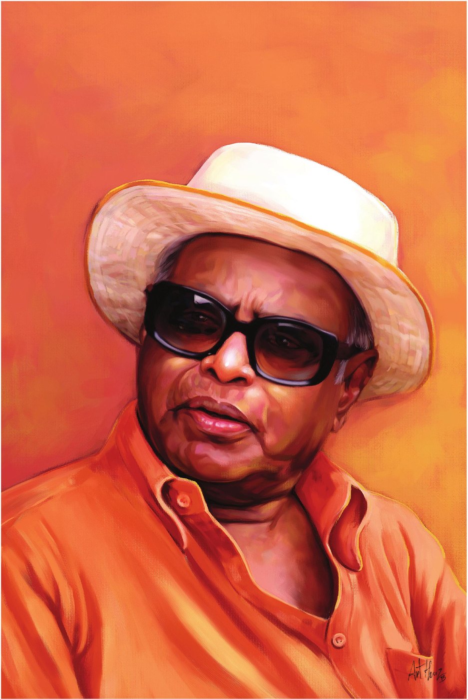 Global icon study II — portrait commission by ArtFeliz