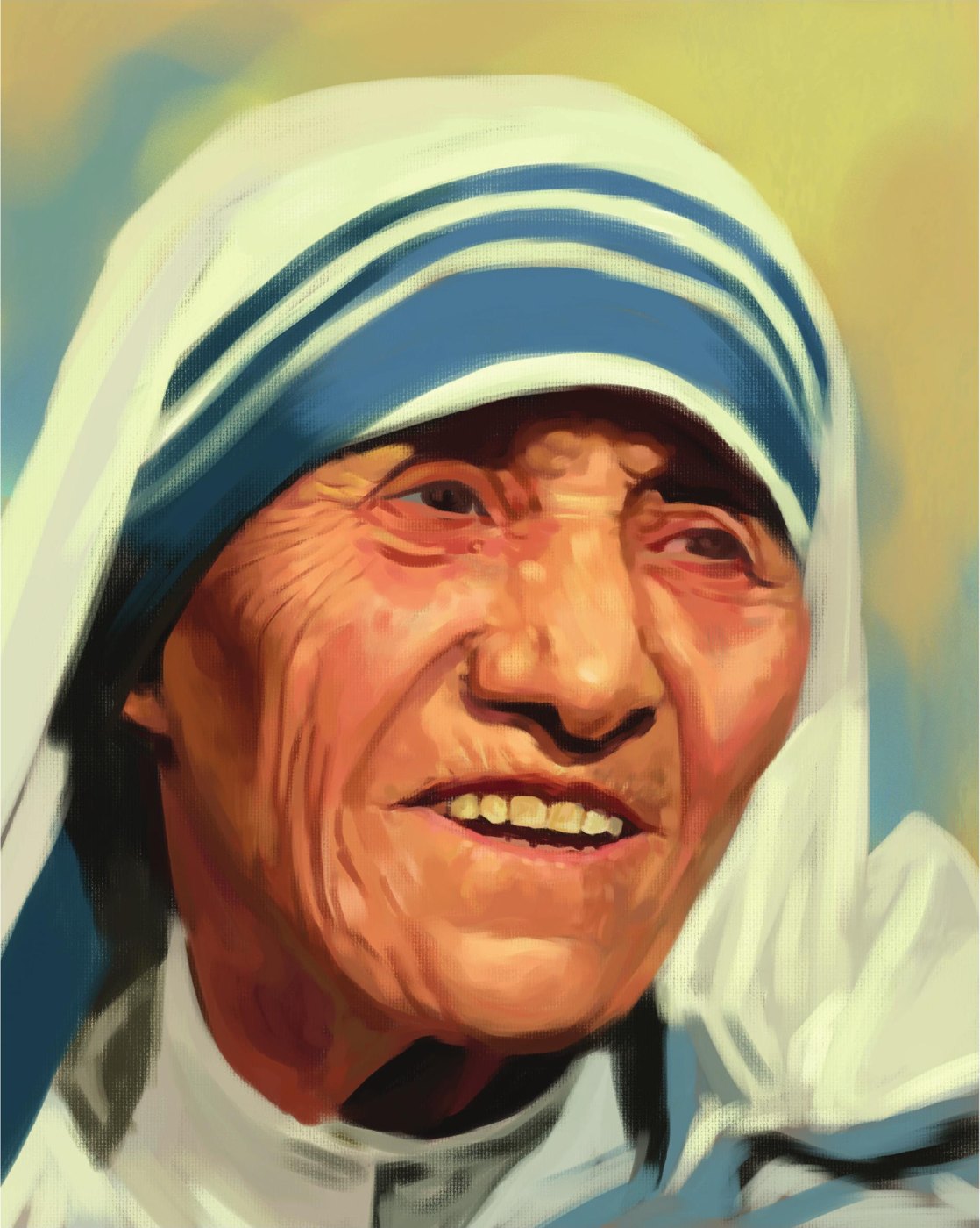 Mother Teresa V — portrait commission by ArtFeliz